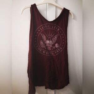 Bluenotes burgundy tank top